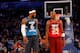 ORLANDO, FL - FEBRUARY 26: LeBron James #6 of the Miami Heat and the Eastern Conference and Kobe Bryant #24 of the Los Angeles Lakers and the Western Conference talk on court late in the second half during the 2012 NBA All-Star Game at the Amway Center on February 26, 2012 in Orlando, Florida. NOTE TO USER: User expressly acknowledges and agrees that, by downloading and or using this photograph, User is consenting to the terms and conditions of the Getty Images License Agreement. (Photo by Ronald Martinez/Getty Images)