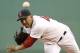 BOSTON, MA - JUNE 23: Franklin Morales #46 of the Boston Red Sox pitches against the Atlanta Braves during the first inning of the interleague game at Fenway Park on June 23, 2012 in Boston, Massachusetts. (Photo by Winslow Townson/Getty Images)