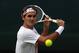 LONDON, ENGLAND - JUNE 24: Roger Federer of Switzerland in action in a practice session during previews for the Wimbledon Championships 2012 at Wimbledon on June 24, 2012 in London, England. (Photo by Julian Finney/Getty Images)
