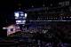 NEWARK, NJ - JUNE 23: A general view of the dravt stage during the 2011 NBA Draft at the Prudential Center on June 23, 2011 in Newark, New Jersey. NOTE TO USER: User expressly acknowledges and agrees that, by downloading and/or using this Photograph, user is consenting to the terms and conditions of the Getty Images License Agreement. (Photo by Mike Stobe/Getty Images)