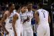 NEW ORLEANS, LA - APRIL 02: The Kentucky Wildcats huddle together during the National Championship Game of the 2012 NCAA Division I Men's Basketball Tournament at the Mercedes-Benz Superdome on April 2, 2012 in New Orleans, Louisiana. (Photo by Ronald Martinez/Getty Images)