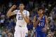 NEW ORLEANS, LA - APRIL 02: Anthony Davis #23 of the Kentucky Wildcats reacts alongside Kevin Young #40 of the Kansas Jayhawks in the second half in the National Championship Game of the 2012 NCAA Division I Men's Basketball Tournament at the Mercedes-Benz Superdome on April 2, 2012 in New Orleans, Louisiana. (Photo by Jeff Gross/Getty Images)