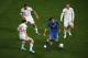 KIEV, UKRAINE - JUNE 24: Andrea Pirlo of Italy runs with ball as James Milner, Steven Gerrard and Wayne Rooney look on of Englandduring the UEFA EURO 2012 quarter final match between England and Italy at The Olympic Stadium on June 24, 2012 in Kiev, Ukraine. (Photo by Christopher Lee/Getty Images)