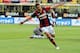 BOLOGNA, ITALY - APRIL 29: Gaston Ramirez # 10 of Bologna FC celebrates after scoring a goal during the Serie A match between Bologna FC and Genoa CFC at Stadio Renato Dall'Ara on April 29, 2012 in Bologna, Italy. (Photo by Mario Carlini / Iguana Press/Getty Images)