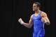 ST. LOUIS, MO - JUNE 7: Danell Levya reacts after competing on the high bar during the Senior Men's competition on day one of the Visa Championships at Chaifetz Arena on June 7, 2012 in St. Louis, Missouri. (Photo by Dilip Vishwanat/Getty Images)