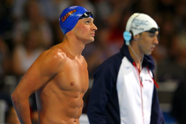 Ryan Lochte in No-Win Situation Racing Michael Phelps in Olympic Trials