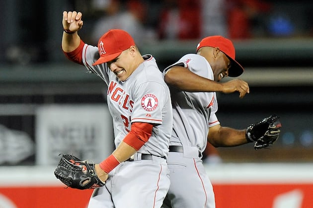 Angels Pile Up 13 Runs, 16 Hits in Rout of Orioles