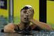 ATLANTA, GA - DECEMBER 03: Amanda Beard reacts after finishing the women's 200m breaststroke finals during the 2011 AT&T Winter National Championships at the Georgia Tech Aquatic Center on December 3, 2011 in Atlanta, Georgia. (Photo by Streeter Lecka/Getty Images)