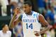 ATLANTA, GA - MARCH 25: Michael Kidd-Gilchrist #14 of the Kentucky Wildcats clelebrates a three-pointer against the Baylor Bears in the first half during the 2012 NCAA Men's Basketball South Regional Final at the Georgia Dome on March 25, 2012 in Atlanta, Georgia. (Photo by Kevin C. Cox/Getty Images)