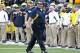 ANN ARBOR, MI - NOVEMBER 26: Head coach Brady Hoke of the Michigan Wolverines looks on from the sidelines while playing the Ohio State Buckeyes at Michigan Stadium on November 26, 2011 in Ann Arbor, Michigan. Michigan won the game 40-34. (Photo by Gregory Shamus/Getty Images)