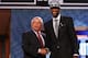 NEWARK, NJ - JUNE 28: Michael Kidd-Gilchrist (R) of the Kentucky Wildcats greets NBA Commissioner David Stern (L) after he was selected number two overall by the Charlotte Bobcats during the first round of the 2012 NBA Draft at Prudential Center on June 28, 2012 in Newark, New Jersey. NOTE TO USER: User expressly acknowledges and agrees that, by downloading and/or using this Photograph, user is consenting to the terms and conditions of the Getty Images License Agreement. (Photo by Elsa/Getty Images)