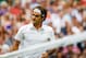 LONDON, ENGLAND - JUNE 27: Roger Federer of Switzerland looks on during his Gentlemen's Singles second round match against Fabio Fognini of Italy on day three of the Wimbledon Lawn Tennis Championships at the All England Lawn Tennis and Croquet Club on June 27, 2012 in London, England. (Photo by Paul Gilham/Getty Images)