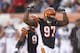 CINCINNATI, OH - NOVEMBER 27: Geno Atkins #97 of the Cincinnati Bengals celebrates a sack of Colt McCoy #12 of the Cleveland Browns during their game at Paul Brown Stadium on November 27, 2011 in Cincinnati, Ohio. The Bengals defeated the Browns 23-20. (Photo by John Grieshop/Getty Images)