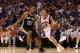 PHOENIX, AZ - APRIL 25: Steve Nash #13 of the Phoenix Suns drives the ball past Boris Diaw #33 of the San Antonio Spurs during the NBA game at US Airways Center on April 25, 2012 in Phoenix, Arizona. The Spurs defeated the Suns 110-106. NOTE TO USER: User expressly acknowledges and agrees that, by downloading and or using this photograph, User is consenting to the terms and conditions of the Getty Images License Agreement. (Photo by Christian Petersen/Getty Images)