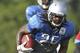 ALLEN PARK, MI - AUGUST 01: Mikel Leshoure #25 of the Detroit Lions runs with the ball during the days drills at the Lions training facility on August 1, 2011 in Allen Park, Michigan. (Photo by Leon Halip/Getty Images)