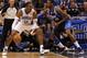 ORLANDO, FL - MARCH 30: Dwight Howard #12 of the Orlando Magic drives aganst Ian Mahinmi #28 of the Dallas Mavericks during the game at Amway Center on March 30, 2012 in Orlando, Florida. NOTE TO USER: User expressly acknowledges and agrees that, by downloading and or using this photograph, User is consenting to the terms and conditions of the Getty Images License Agreement. (Photo by Sam Greenwood/Getty Images)