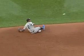 Escobar Dives, Makes a Behind-the-Back Flip