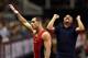 SAN JOSE, CA - JUNE 30: Danell Leyva and his coach Yin Alvarez react after Leyva competed on the high bar during day 3 of the 2012 U.S. Olympic Gymnastics Team Trials at HP Pavilion on June 30, 2012 in San Jose, California. (Photo by Ezra Shaw/Getty Images)