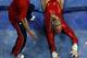 SAN JOSE, CA - JULY 01: Nastia Liukin falls off the uneven bars in front of coach, Valeri Liukin during day 4 of the 2012 U.S. Olympic Gymnastics Team Trials at HP Pavilion on July 1, 2012 in San Jose, California. (Photo by Ronald Martinez/Getty Images)