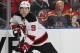 SUNRISE, FL - APRIL 21: Zach Parise #9 of the New Jersey Devils skates with the puck against the Florida Panthers in Game Five of the Eastern Conference Quarterfinals during the 2012 NHL Stanley Cup Playoffs at the BankAtlantic Center on April 21, 2012 in Sunrise, Florida. The Panthers defeated the Devils 3-0. (Photo by Joel Auerbach/Getty Images)