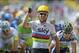 Mark Cavendish grabs the win (Image: Roberto Bettini)