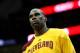NEWARK, NJ - MARCH 19: Antawn Jamison #4 of the Cleveland Cavaliers looks on during warm ups against the New Jersey Nets at Prudential Center on March 19, 2012 in Newark, New Jersey. NOTE TO USER: User expressly acknowledges and agrees that, by downloading and or using this photograph, User is consenting to the terms and conditions of the Getty Images License Agreement. (Photo by Chris Chambers/Getty Images)