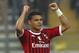 PARMA, ITALY - MARCH 17: Thiago Silva of AC Milan celebrates his team-mates goal during the Serie A match between Parma FC and AC Milan at Stadio Ennio Tardini on March 17, 2012 in Parma, Italy. (Photo by Marco Luzzani/Getty Images)