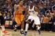 PHOENIX, AZ - MARCH 08: Jason Terry #31 of the Dallas Mavericks handles the ball during the NBA game against the Phoenix Suns at US Airways Center on March 8, 2012 in Phoenix, Arizona. The Suns defeated the Mavericks 96-94. NOTE TO USER: User expressly acknowledges and agrees that, by downloading and or using this photograph, User is consenting to the terms and conditions of the Getty Images License Agreement. (Photo by Christian Petersen/Getty Images)