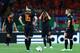 KHARKOV, UKRAINE - JUNE 17: (L-R) Joris Mathijsen, Robin van Persie, Rafael van der Vaart and Wesley Sneijder of Netherlands show their dejection after conceding a second goal during the UEFA EURO 2012 group B match between Portugal and Netherlands at Metalist Stadium on June 17, 2012 in Kharkov, Ukraine. (Photo by Julian Finney/Getty Images)