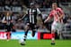 NEWCASTLE UPON TYNE, ENGLAND - APRIL 21: Newcastle forward Demba Ba in action during the Barclays premier league match between Newcastle United and Stoke City at Sports Direct Arena on April 21, 2012 in Newcastle upon Tyne, England. (Photo by Stu Forster/Getty Images)