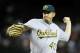 PHOENIX, AZ - JUNE 08: Relief pitcher Brian Fuentes #40 of the Oakland Athletics pitches against the Arizona Diamondbacks during the interleague MLB game at Chase Field on June 8, 2012 in Phoenix, Arizona. The Diamondbacks defeated the A's 9-8. (Photo by Christian Petersen/Getty Images)