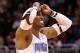 ORLANDO, FL - MARCH 13: Dwight Howard #12 of the Orlando Magic reacts to a missed free-throw during the game against the Miami Heat at Amway Center on March 13, 2012 in Orlando, Florida. NOTE TO USER: User expressly acknowledges and agrees that, by downloading and or using this photograph, User is consenting to the terms and conditions of the Getty Images License Agreement. (Photo by Sam Greenwood/Getty Images)