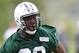FLORHAM PARK, NJ - MAY 04: Quinton Coples #98 of the New York Jets works out during the Jets Rookie Minicamp on May 4, 2012 in Florham Park, New Jersey. (Photo by Jeff Zelevansky/Getty Images)