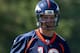 ENGLEWOOD, CO - MAY 21: Quarterback Peyton Manning #18 of the Denver Broncos XXXXXXX during organized team activities at Dove Valley on May 21, 2012 in Englewood, Colorado. (Photo by Justin Edmonds/Getty Images)