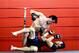 TUALATIN, OR - JUNE 26: Chael Sonnen grapples with Yushin Okami during a workout at the Team Quest gym on June 26, 2012 in Tualatin, Oregon. Sonnen will fight Anderson Silva July 7, 2012 at UFC 148 in Las Vegas, Nevada. (Photo by Jonathan Ferrey/Getty Images)