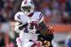 CINCINNATI, OH - OCTOBER 02: Stevie Johnson #13 of the Buffalo Bills runs with the ball during the NFL game against the Cincinnati Bengals at Paul Brown Stadium on October 2, 2011 in Cincinnati, Ohio. (Photo by Andy Lyons/Getty Images)