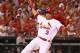 ST. LOUIS, MO - JULY 4: Carlos Beltran #3 of the St. Louis Cardinals scores a run against the Colorado Rockies at Busch Stadium on July 4, 2012 in St. Louis, Missouri. (Photo by Dilip Vishwanat/Getty Images)