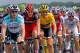 ROUEN, FRANCE - JULY 04: Fabian Cancellara (C) of Switzerland riding for Radioshack-Nissan rides in the peloton as he defended the race leader's yellow jersey during stage four of the 2012 Tour de France from Abbeville to Rouen on July 4, 2012 in Rouen, France. (Photo by Doug Pensinger/Getty Images)