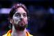 LOS ANGELES, CA - MAY 12: Pau Gasol #16 of the Los Angeles Lakers looks on before taking on the Denver Nuggets in Game Seven of the Western Conference Quarterfinals in the 2012 NBA Playoffs on May 12, 2012 at Staples Center in Los Angeles, California. NOTE TO USER: User expressly acknowledges and agrees that, by downloading and or using this photograph, User is consenting to the terms and conditions of the Getty Images License Agreement. (Photo by Harry How/Getty Images)