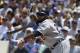 CHICAGO, IL - JUNE 14: Prince Fielder #28 of the Detroit Tigers hits against the Chicago Cubs during the MLB interleague game at Wrigley field on June 14, 2012 in Chicago, Illinois. The Tigers won the game 5-3. (Photo by John Gress/Getty Images)