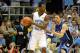 CHAPEL HILL, NC - FEBRUARY 08: Harrison Barnes #40 of the North Carolina Tar Heels and Austin Rivers #0 of the Duke Blue Devils during their game at the Dean Smith Center on February 8, 2012 in Chapel Hill, North Carolina. (Photo by Streeter Lecka/Getty Images)