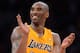 LOS ANGELES, CA - MAY 12: Kobe Bryant #24 of the Los Angeles Lakers reacts late in the fourth quarter while taking on the Denver Nuggets in Game Seven of the Western Conference Quarterfinals in the 2012 NBA Playoffs on May 12, 2012 at Staples Center in Los Angeles, California. NOTE TO USER: User expressly acknowledges and agrees that, by downloading and or using this photograph, User is consenting to the terms and conditions of the Getty Images License Agreement. (Photo by Harry How/Getty Images)