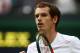 LONDON, ENGLAND - JULY 06: Andy Murray of Great Britain celebrates a point during his Gentlemen's Singles semi final match against Jo-Wilfried Tsonga of France on day eleven of the Wimbledon Lawn Tennis Championships at the All England Lawn Tennis and Croquet Club on July 6, 2012 in London, England. (Photo by Paul Gilham/Getty Images)