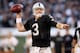 OAKLAND, CA - JANUARY 01: Carson Palmer #3 of the Oakland Raiders in action against the San Diego Chargers at O.co Coliseum on January 1, 2012 in Oakland, California. (Photo by Ezra Shaw/Getty Images)