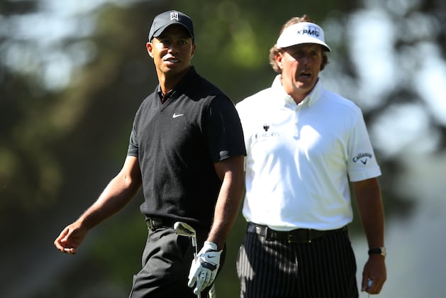 Woods, Mickelson Miss Cut at Same PGA Tour Event for 1st Time as Pros