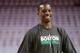 MIAMI, FL - MAY 11: Jeff Green #8 of the Boston Celtics warms up before Game Five of the Eastern Conference Semifinals of the 2011 NBA Playoffs against the Miami Heat at American Airlines Arena on May 11, 2011 in Miami, Florida. NOTE TO USER: User expressly acknowledges and agrees that, by downloading and/or using this Photograph, User is consenting to the terms and conditions of the Getty Images License Agreement. (Photo by Mike Ehrmann/Getty Images)