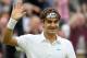 LONDON, ENGLAND - JULY 06: Roger Federer of Switzerland celebrates after his Gentlemen's Singles semi final match against Novak Djokovic of Serbia on day eleven of the Wimbledon Lawn Tennis Championships at the All England Lawn Tennis and Croquet Club on July 6, 2012 in London, England. (Photo by Clive Rose/Getty Images)