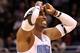 ORLANDO, FL - MARCH 13: Dwight Howard #12 of the Orlando Magic reacts to a missed free-throw during the game against the Miami Heat at Amway Center on March 13, 2012 in Orlando, Florida. NOTE TO USER: User expressly acknowledges and agrees that, by downloading and or using this photograph, User is consenting to the terms and conditions of the Getty Images License Agreement. (Photo by Sam Greenwood/Getty Images)