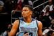 ATLANTA, GA - FEBRUARY 02: Rudy Gay #22 of the Memphis Grizzlies against the Atlanta Hawks at Philips Arena on February 2, 2012 in Atlanta, Georgia. NOTE TO USER: User expressly acknowledges and agrees that, by downloading and or using this photograph, User is consenting to the terms and conditions of the Getty Images License Agreement. (Photo by Kevin C. Cox/Getty Images)
