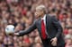 LONDON, ENGLAND - MAY 05: Arsenal Manager Arsene Wenger instructs his team during the Barclays Premier League match between Arsenal and Norwich City at the Emirates Stadium on May 5, 2012 in London, England. (Photo by Bryn Lennon/Getty Images)